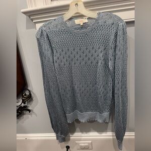 BtB Blue Textured Sweater